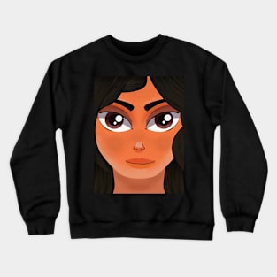 Big eyes girl Crewneck Sweatshirt